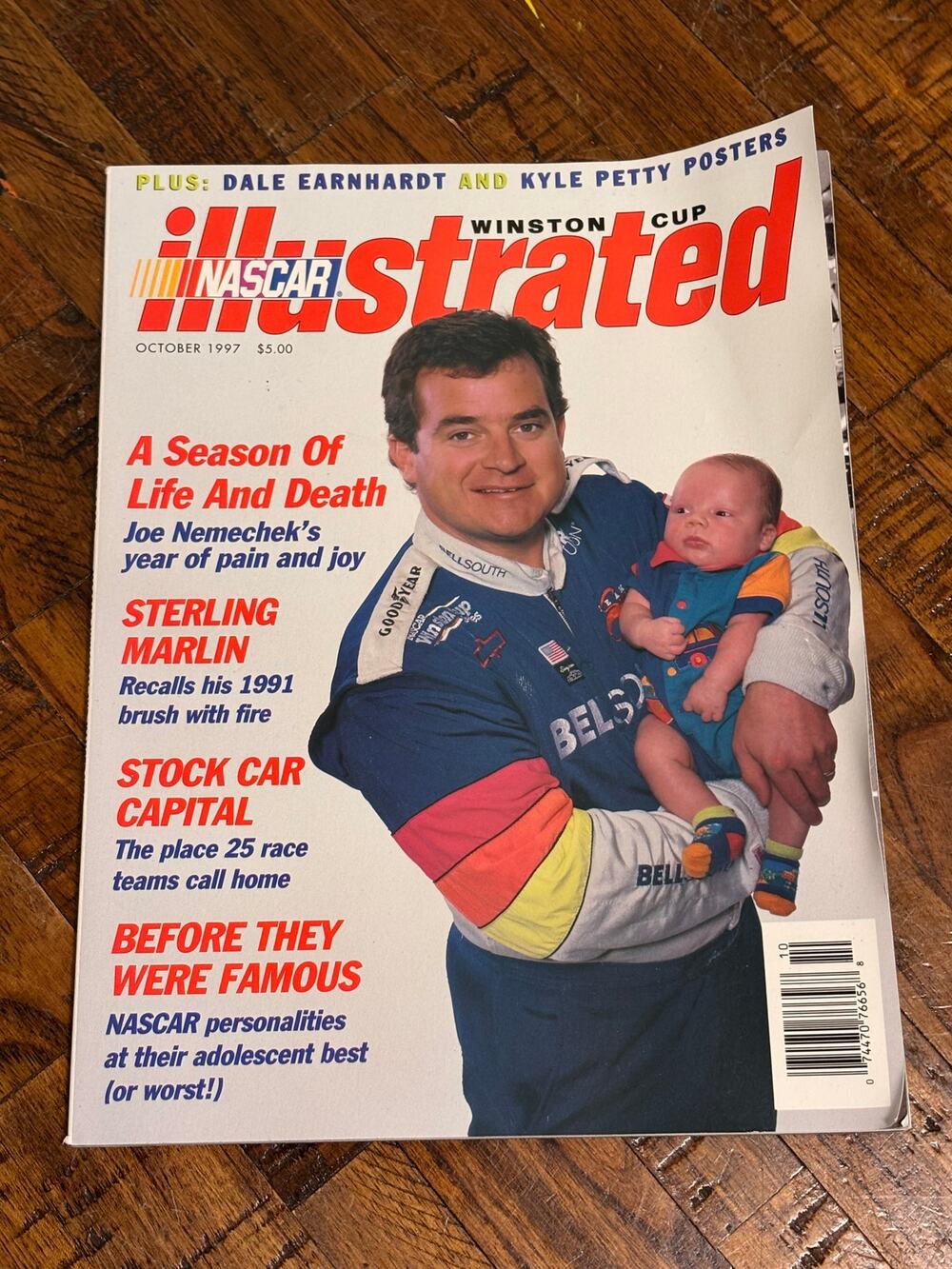 1997 NASCAR Winston Cup Illustrated Magazine Joe Nemechek Sterling Martin Dale